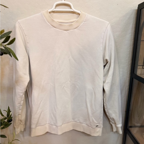 allbirds Sweaters - allbirds womens Cream Off-White Crewneck Sweater 100% Organic Cotton